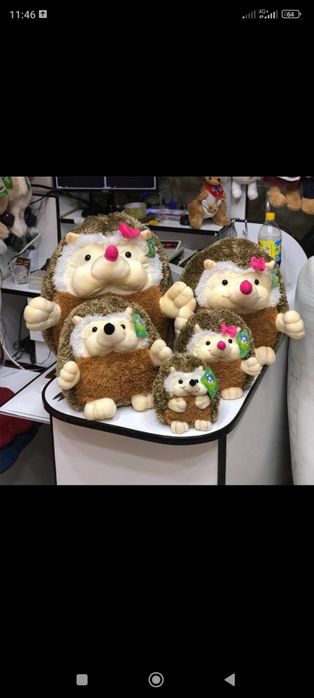 Teddy va yumshoq ôyinchoqlar arzon narxda