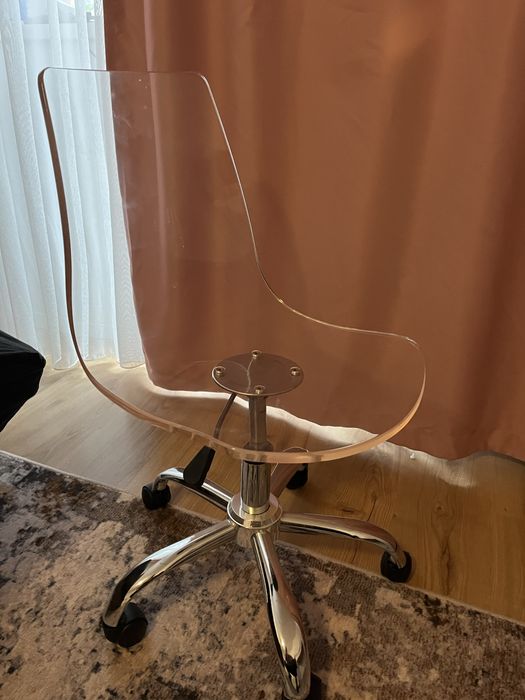 Scaun birou Mobexpert transparent