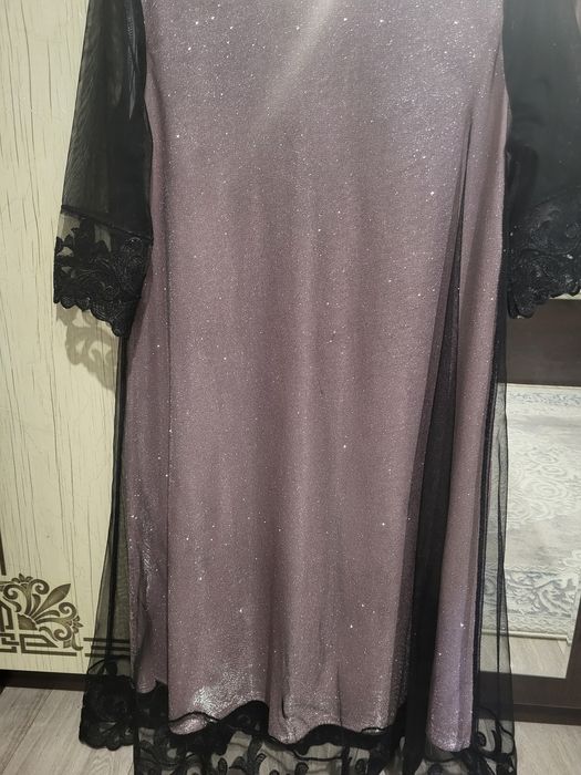 Платье блестящее сверху капрон