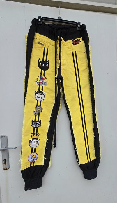 Djofra уникални дамски дънки Универсален размер