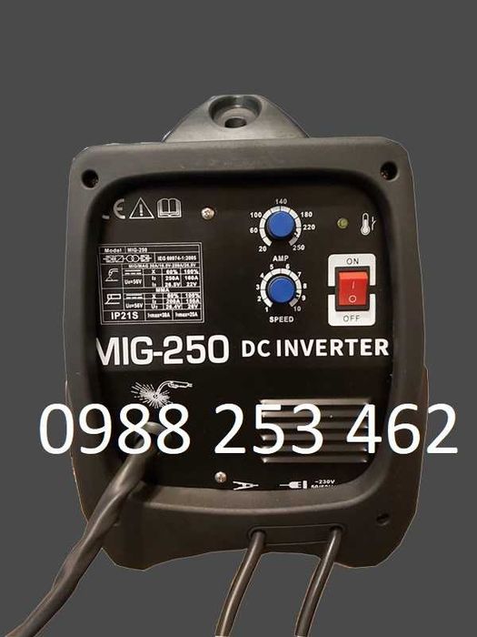 2025 250А Телоподаващо инверторно MOSFET MIG/CO2