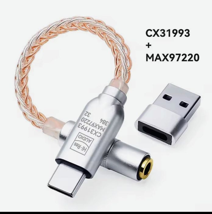 Set 2x Dongle DAC(s) QKZ TC MAX PRO & Combo CX31993 + MAX97220