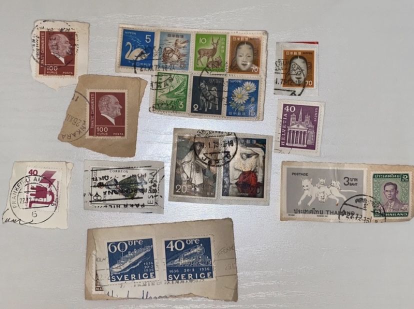Colectie de timbre vechi