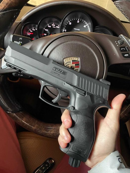Revolver Airsoft Auto-Aparare UMAREX HDP 50 Bile de CAUCIUC 20j