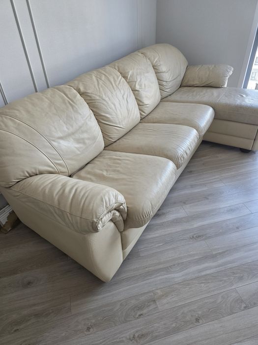 Диван кожанный раскладушка