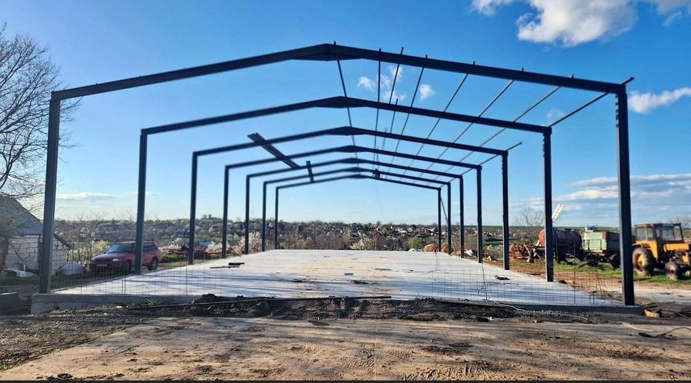 Vând hale metalice 10x20x4m