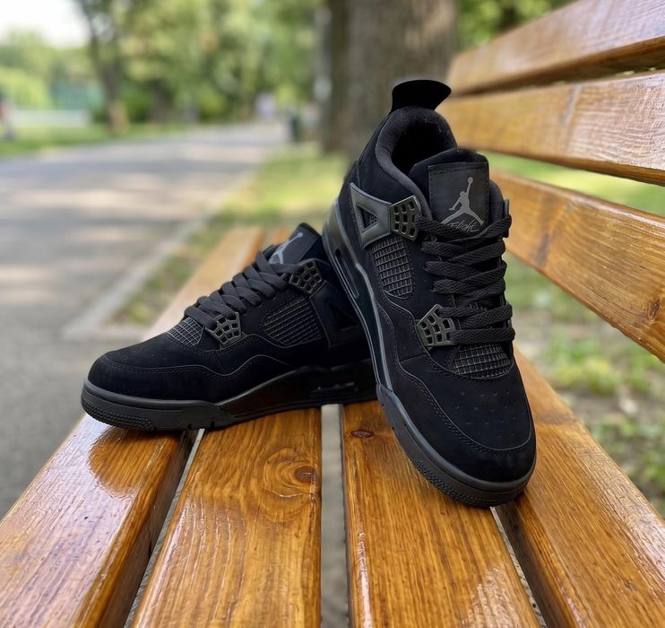 Adidasi Jordan 4 Retro Black - Adidasi Unisex
