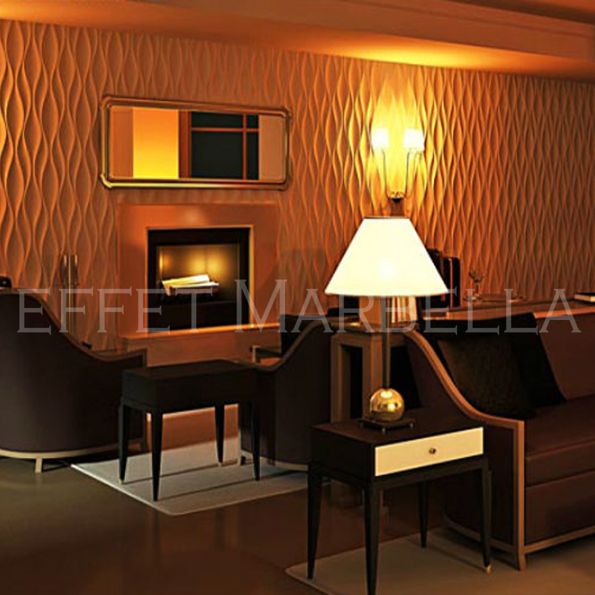 Декоративни 3D панели - 3д гипсови панели, облицовки за стени, 0111