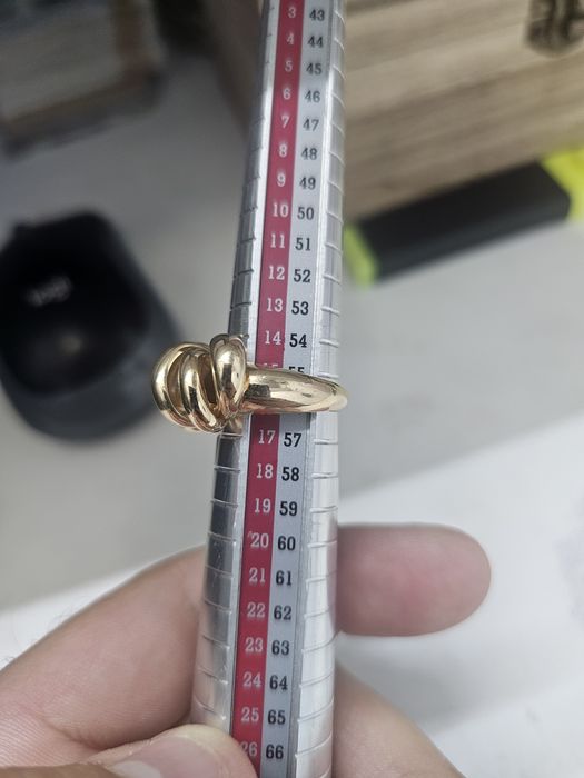 Vand inel dama din aur 14 k 4.49 g cod 519