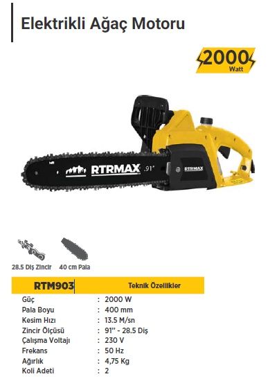 Elektrapila rtrmax turkiya