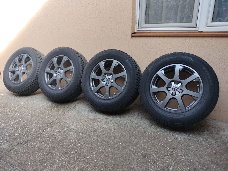 Vând set jante aliaj R17,5x112 compatibil cu vw Tiguan, Audi Q5..