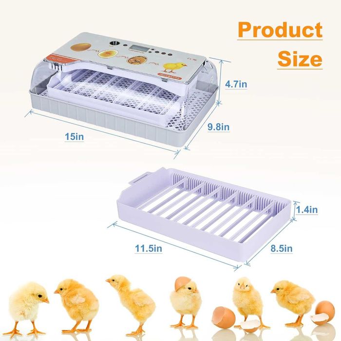 Автоматичен инкубатор 20 яйца - реф. код - 4