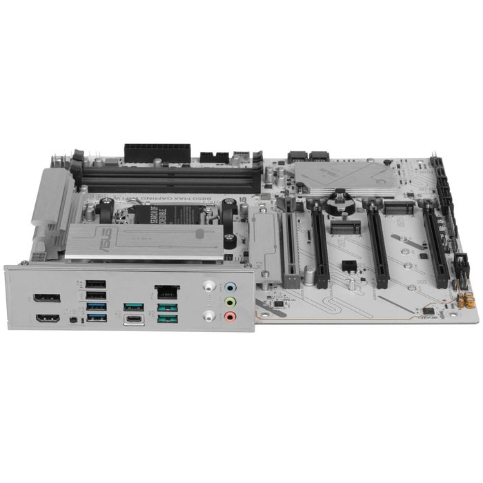 - Материнская плата MB Asus AMD AM5 B850 Max Gaming WiFi White DDR5
