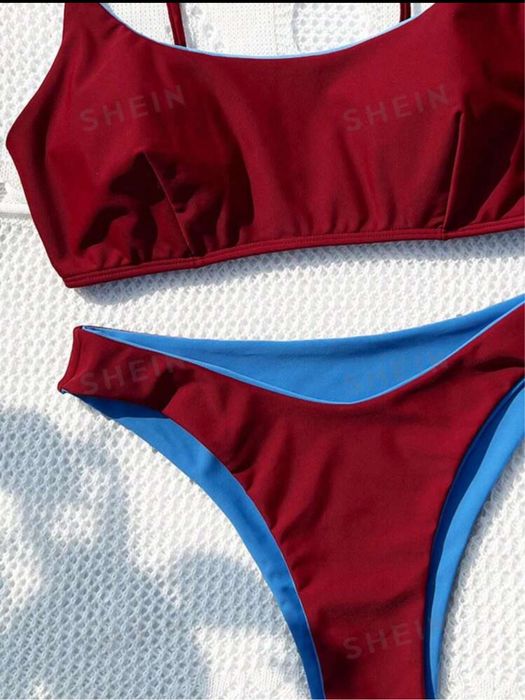 Costum de baie in doua culori Marime S