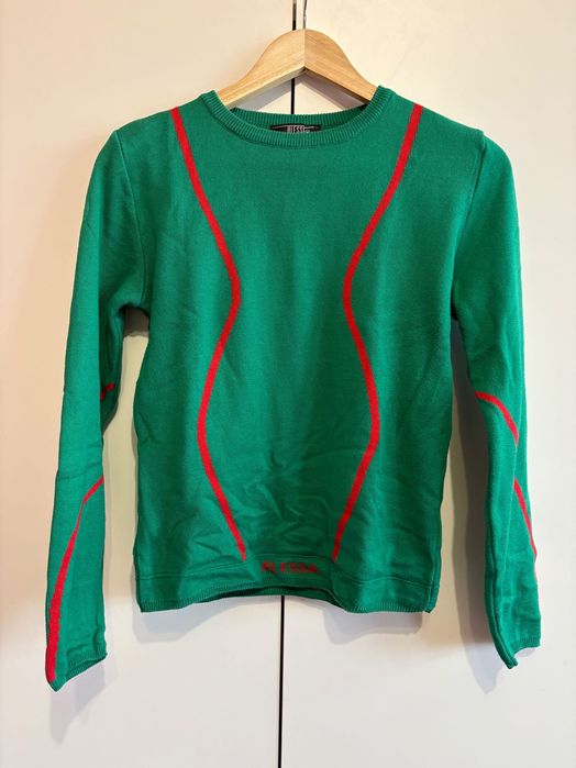 Alessa Hug Пуловер От Плетиво - Green