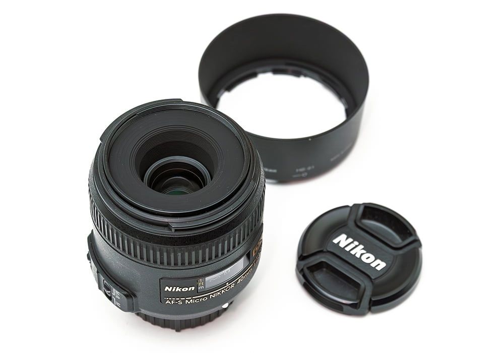 Obiectiv Micro NIKKOR 40mm f/2.8G AF-S DX Macro 1:1