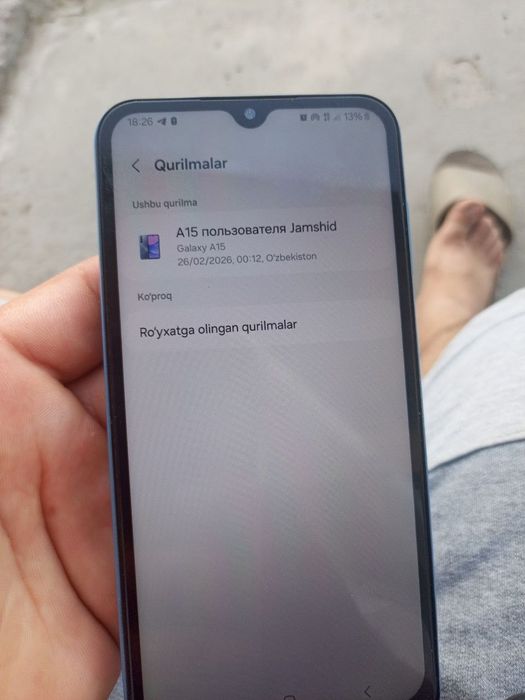 Samsung sotiladi A15 telfoni