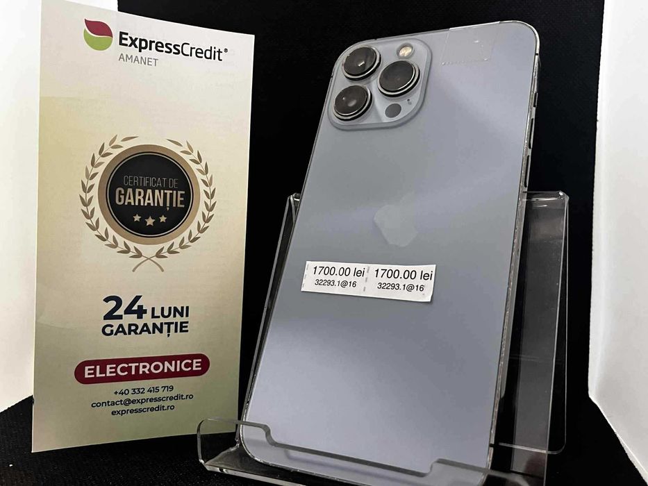 Iphone 13 pro max 128Gb (AG16 Moldova b32293)-Garantie 2 ani!