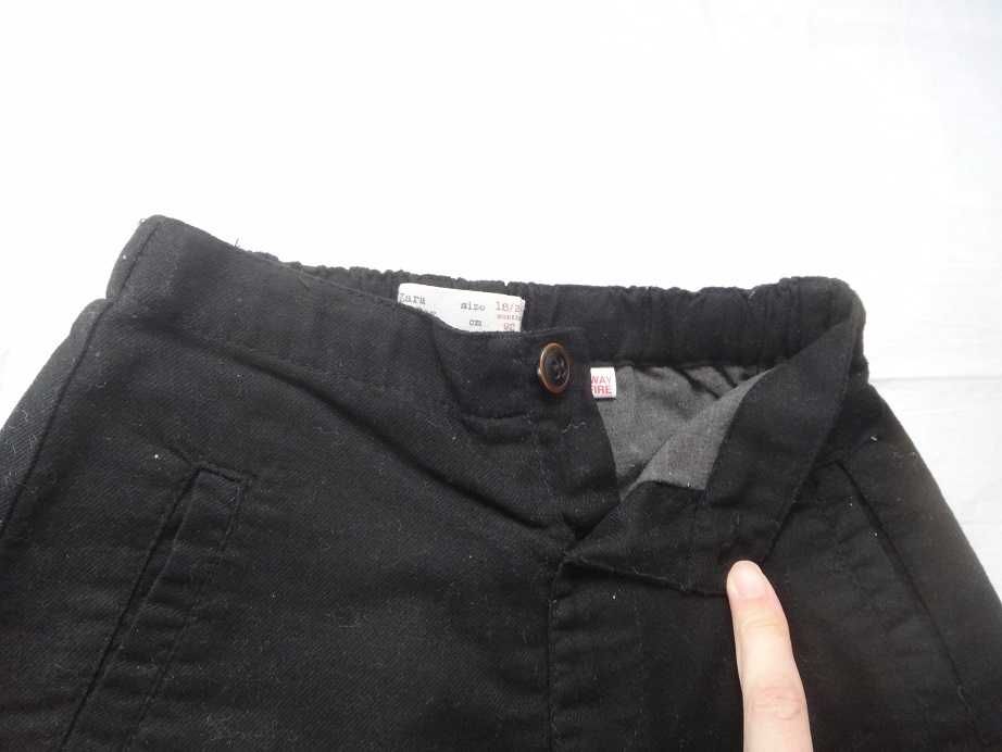 Детски/бебешки черен панталон за момче/момиче Zara, размер 92, за 2 годишно