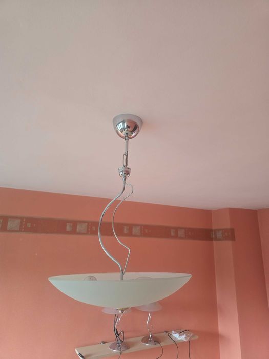 Две нощни лампи и полилей комплект