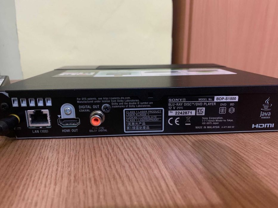 Vând Blu-Ray, DVD, CD, player Smart SONY BDP-S1500