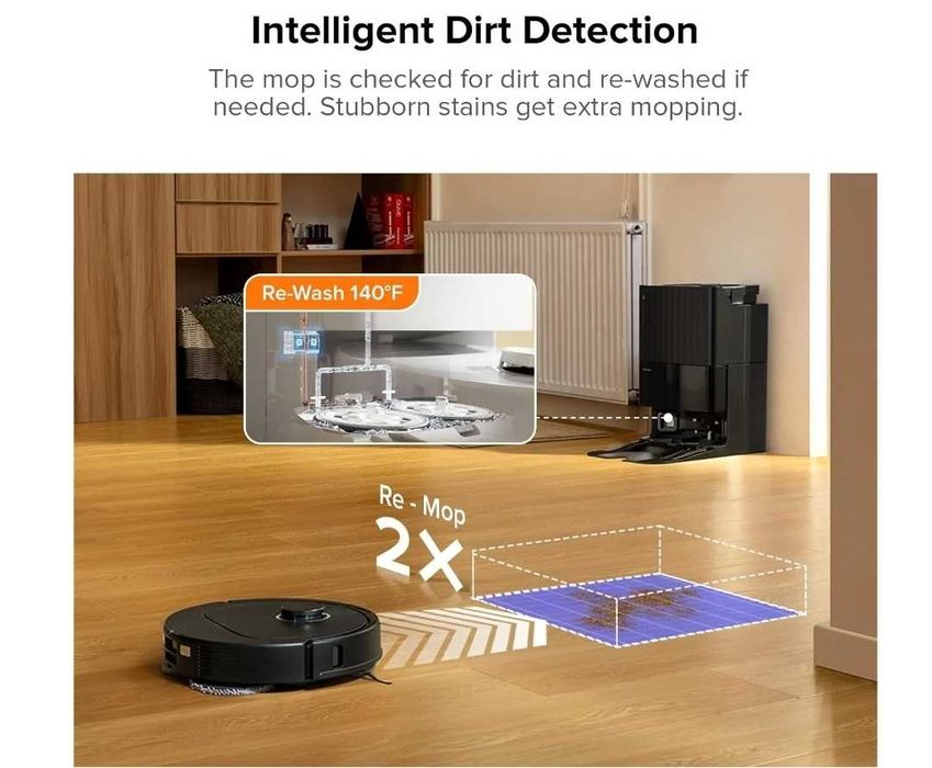 Прахосмукачка робот Roborock Q Revo Pro