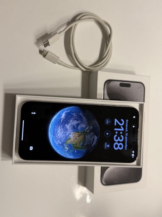 I phone 15 Pro Max 256 GB White Titanium