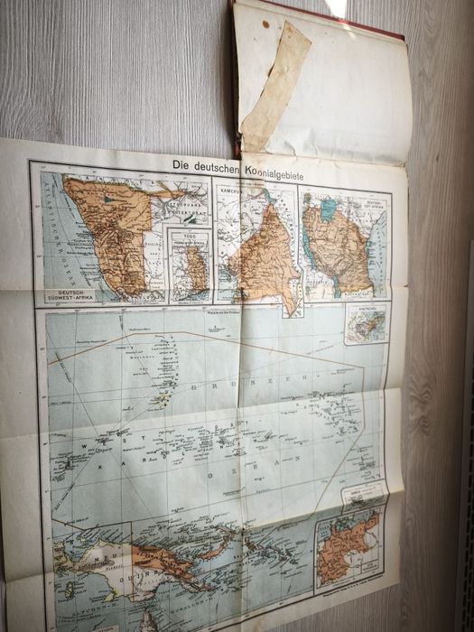 Harti din ww1 Germania -Kriegs Atlas 1915