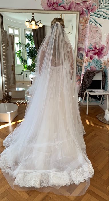 Vand Rochie NOUA de Mireasa Material Top Premium Marimea S