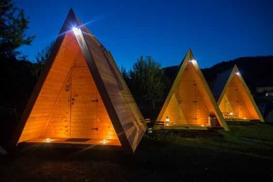 Мини домик для кемпинга и для гостиницы.