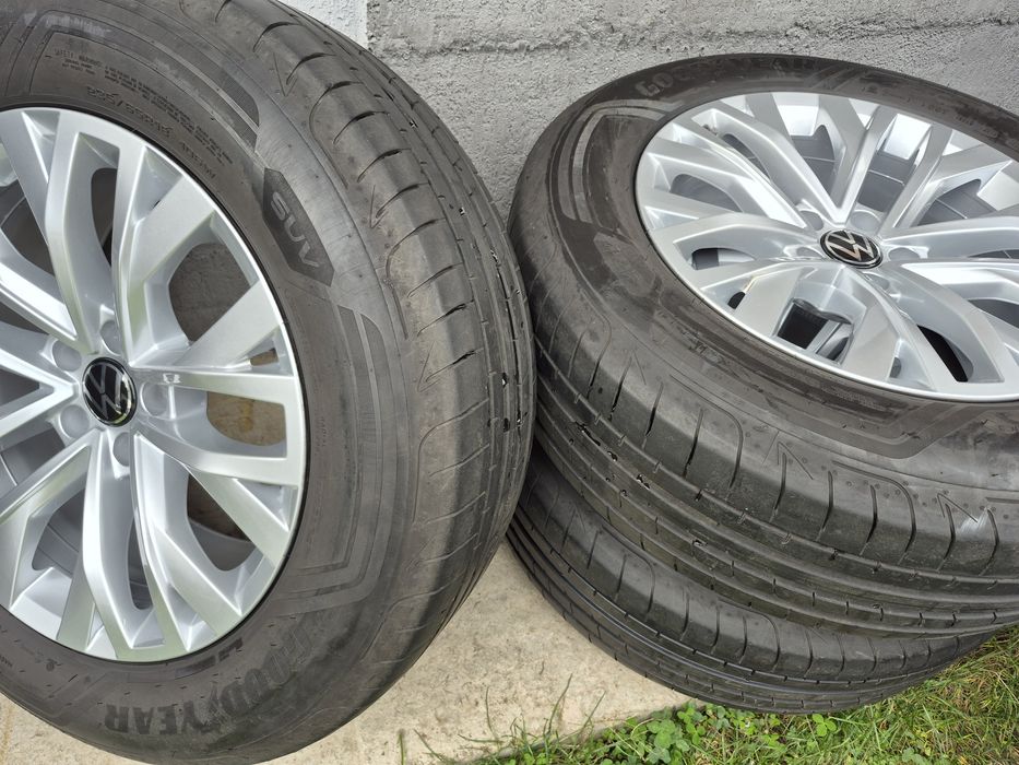 Roti cu jante originale Vw Touareg r18