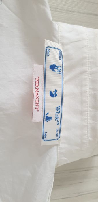 Off White Cotton Dress Italy  36 / S НОВО! ОРИГИНАЛ! Дамска  Рокля