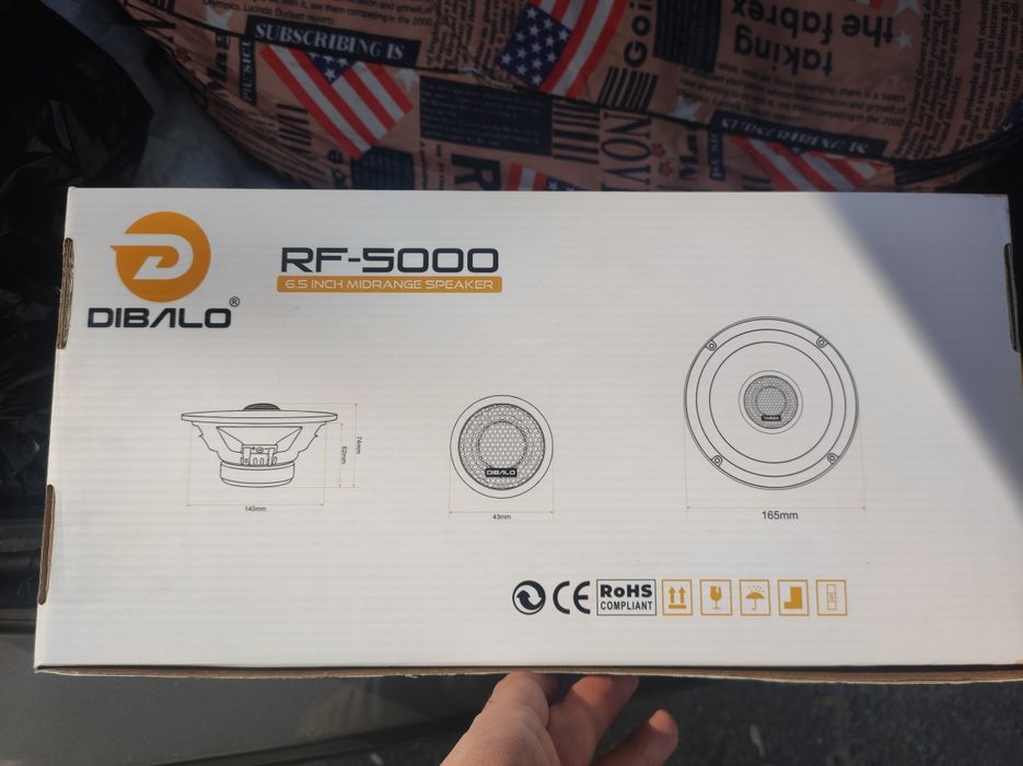 Динамики для автомобиля Diablo 16.5 onix tracker и др