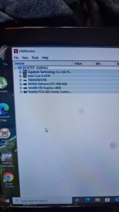 Геймърски компютър i5 4570, gtx 1060 6gb за игри fortnite, gta, valo