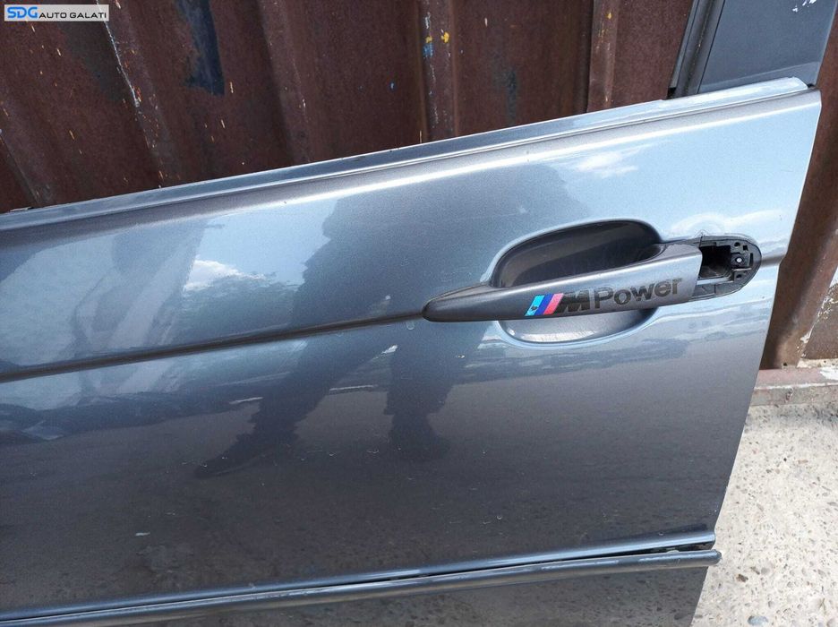 Usa Usi Portiera Portiere Stanga Fata BMW Seria 3 E46 1998 - 2006 Culoare Stahlgrau [X3735]