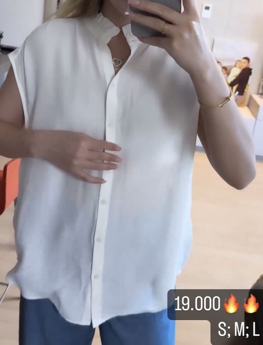 Блуза с рюшами & Other stories размер Л