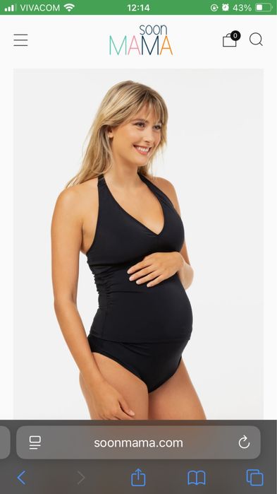 Бански за бременни Soon mama размер XS