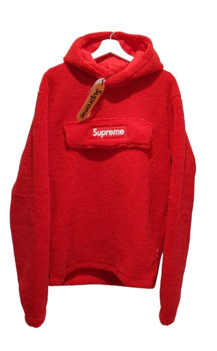 SUPREME шерпа яке с качулка