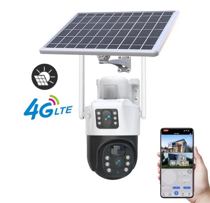 Camera de supraveghere 4g si panou solar