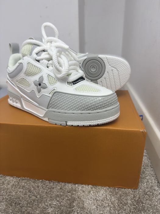 Sneakers Louis Vuitton LV Skate Grey / White – În stare bună – Mărimea 41