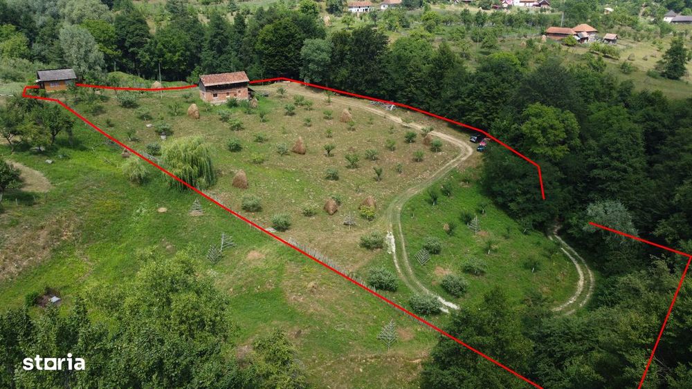 Teren de vânzare în comuna Cicănești, sat Bărăști, Judet Arges.