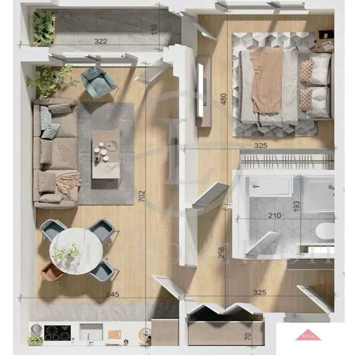 Продава се Двустаен апартамент в Пловдив, Тракия - 73 кв.м за 1676 €/кв.м - Снимка #10