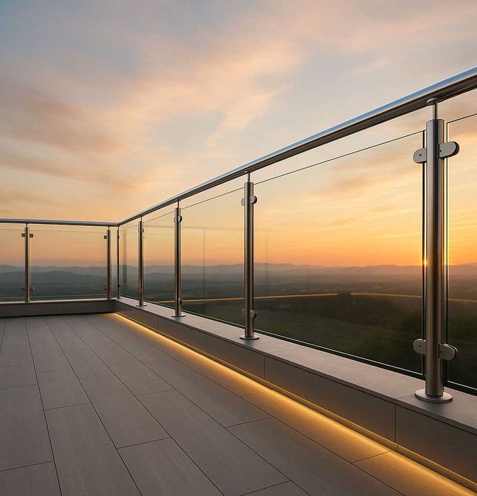 Алуминиеви и стъклени парапети на отлична цена