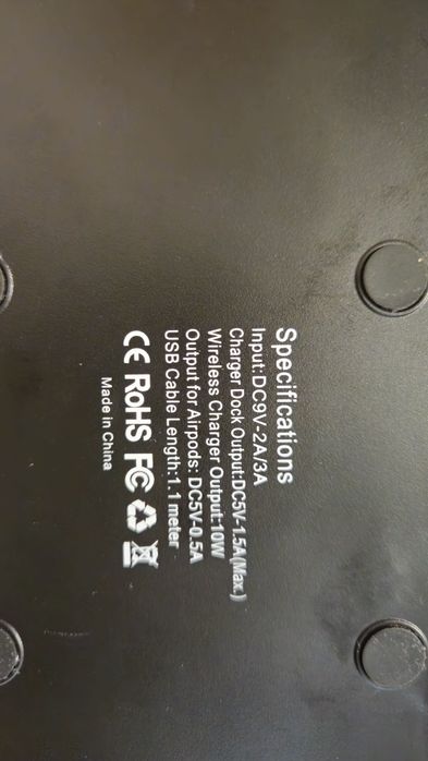 Dock încărcare wireless 3-în-1