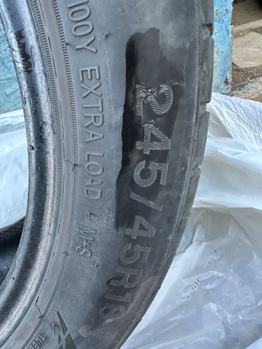 Продается летние шины 245/45/18