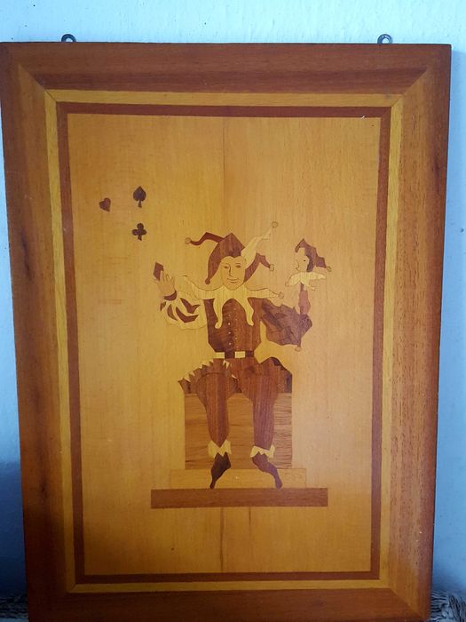 Интарзия, Картини изработени от естествен фурнир