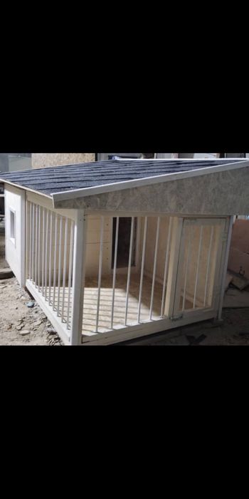 Будка для собаки на фото рабочий процесс утепленная