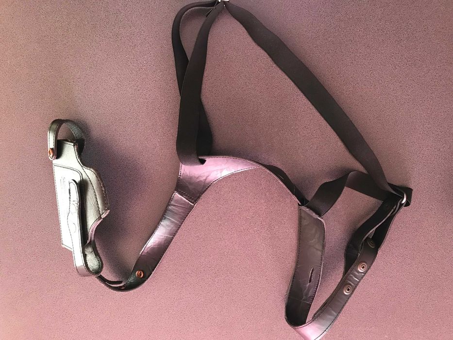 Toc pistol piele + Ham piele