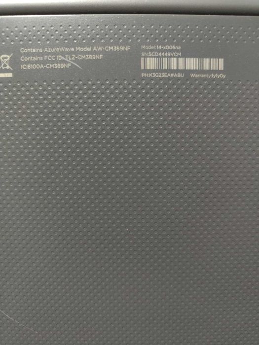 HP Chromebook 14-x006na fara incarcator/ bateria nu tine