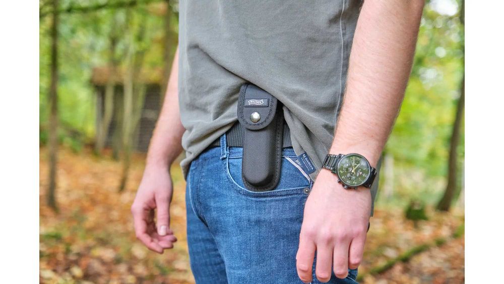 Walther TFK ГЕРМАНИЯ 440C с калъф за носене на колан